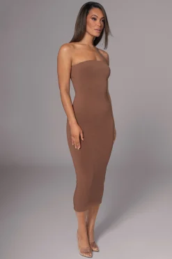 JLUXLABEL Black/Pecan Shelley Reversible Maxi Dress