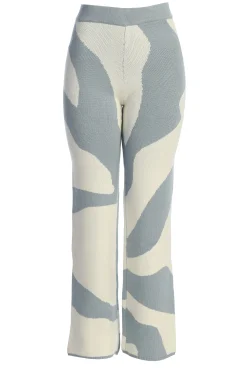 JLUXLABEL Blue Abstract Tiarra Pants