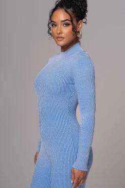 JLUXLABEL Blue In Control Stirrup Jumpsuit