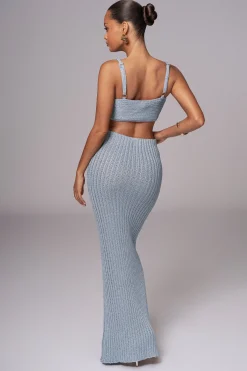 JLUXLABEL Blue Sunny Skirt Set