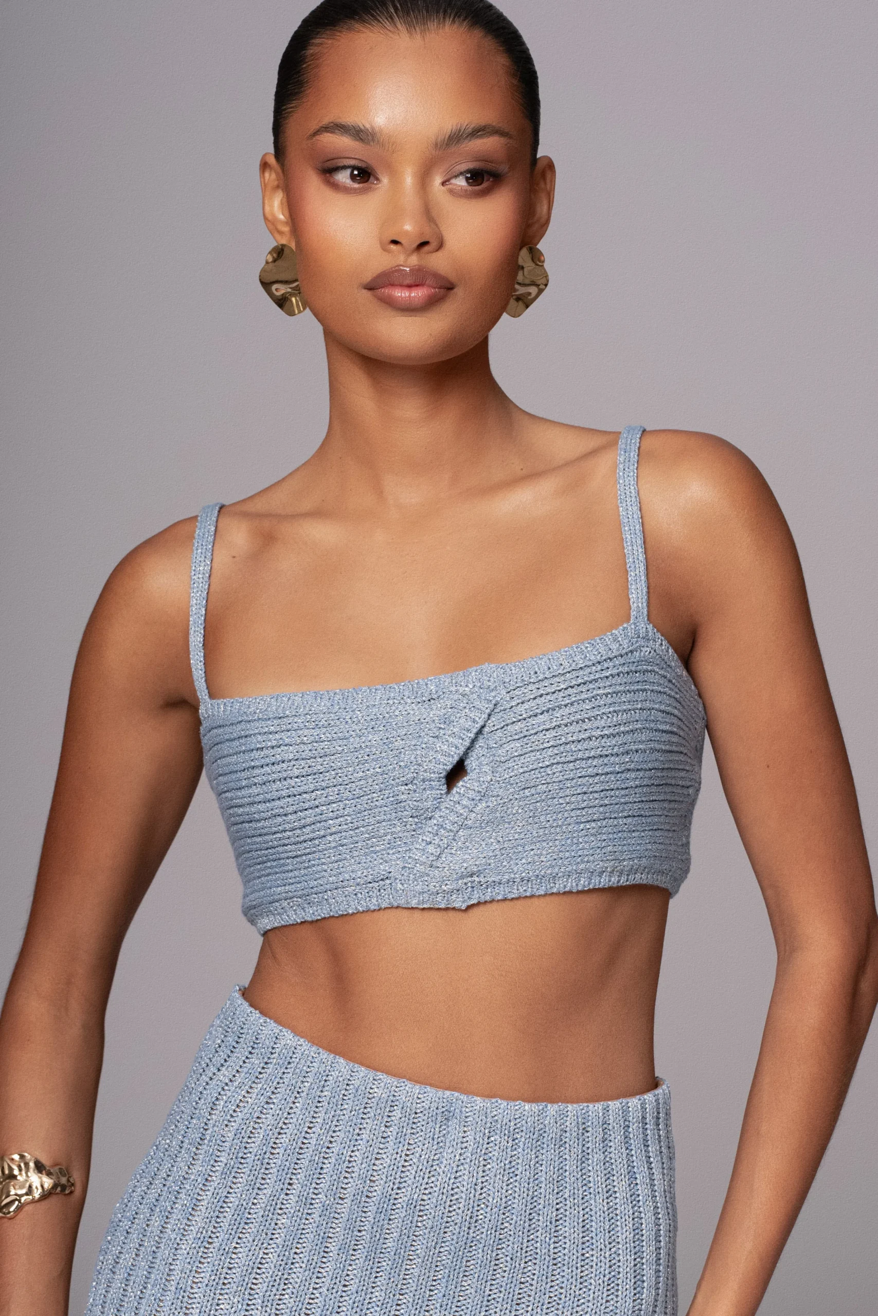JLUXLABEL Blue Sunny Skirt Set