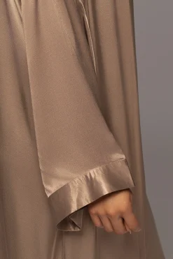 JLUXLABEL Bronze Forever And Always Satin Robe