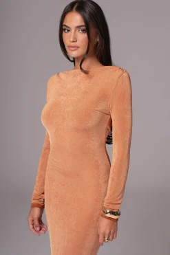 JLUXLABEL Bronze/Sienna Ashton Reversible Maxi Dress