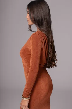 JLUXLABEL Bronze/Sienna Ashton Reversible Maxi Dress