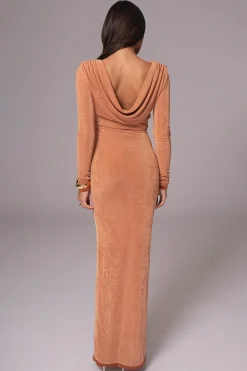 JLUXLABEL Bronze/Sienna Ashton Reversible Maxi Dress