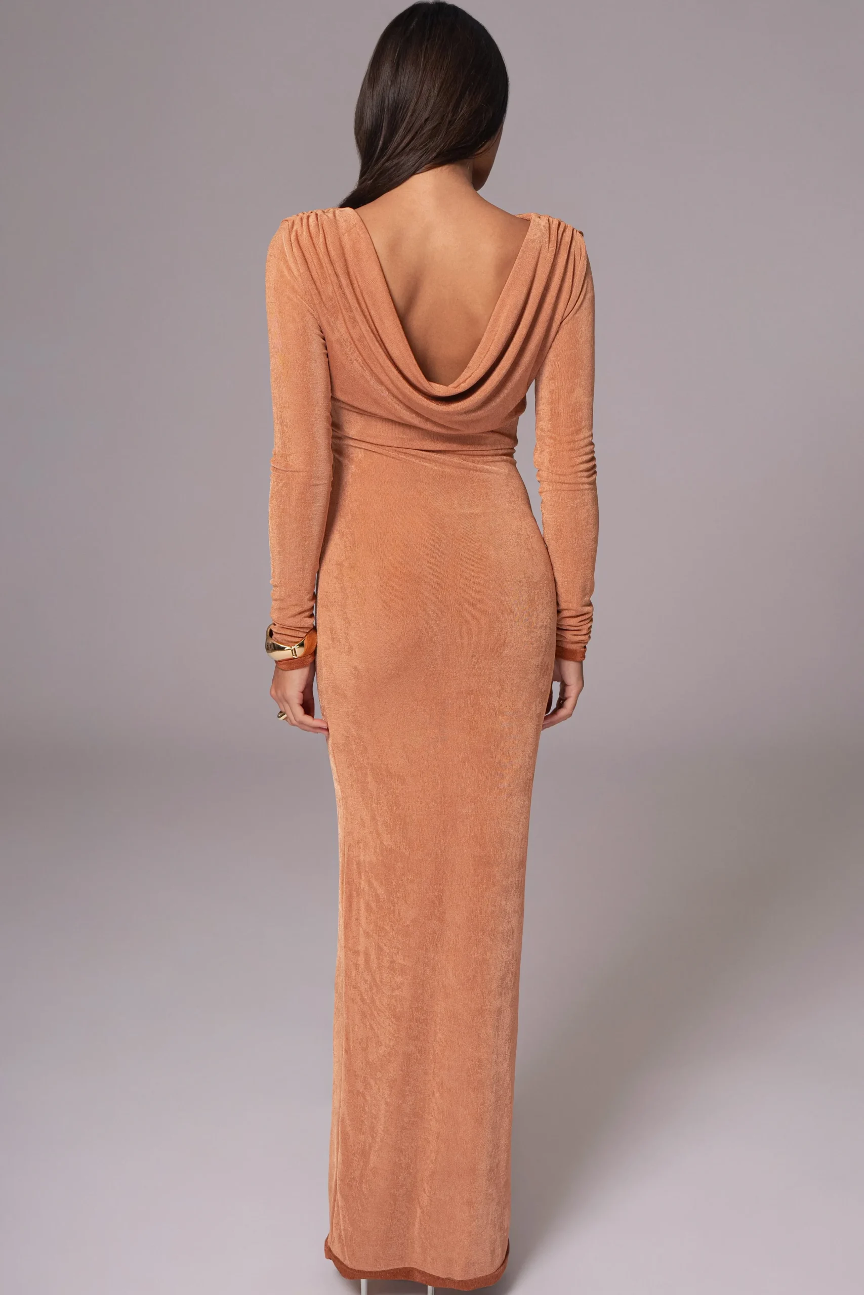 JLUXLABEL Bronze/Sienna Ashton Reversible Maxi Dress
