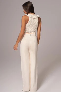 JLUXLABEL Buttercream Drift Knit Top
