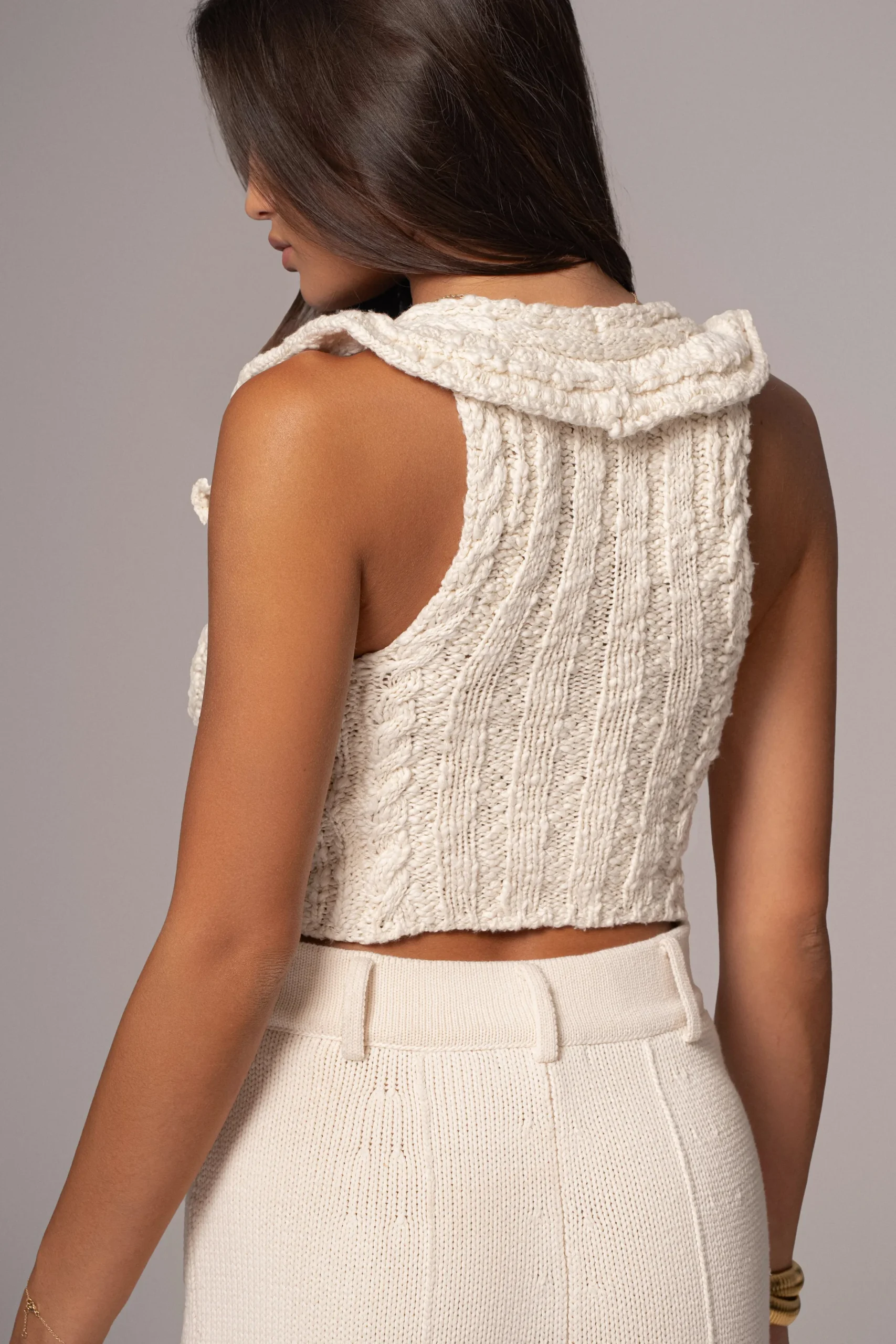 JLUXLABEL Buttercream Drift Knit Top