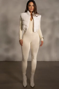 JLUXLABEL Buttercream Kris Front Zipper Jumpsuit
