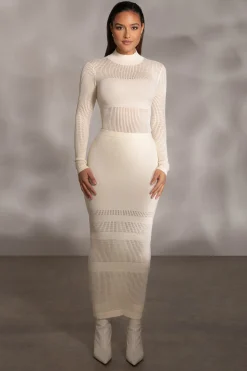 JLUXLABEL Buttercream Lina Knit Maxi Skirt