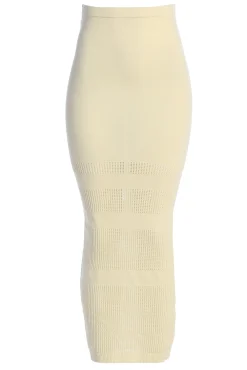 JLUXLABEL Buttercream Lina Knit Maxi Skirt