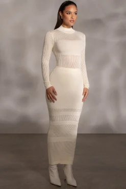 JLUXLABEL Buttercream Lina Knit Maxi Skirt