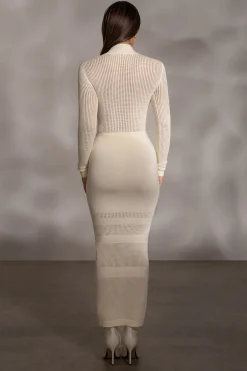 JLUXLABEL Buttercream Lina Knit Maxi Skirt