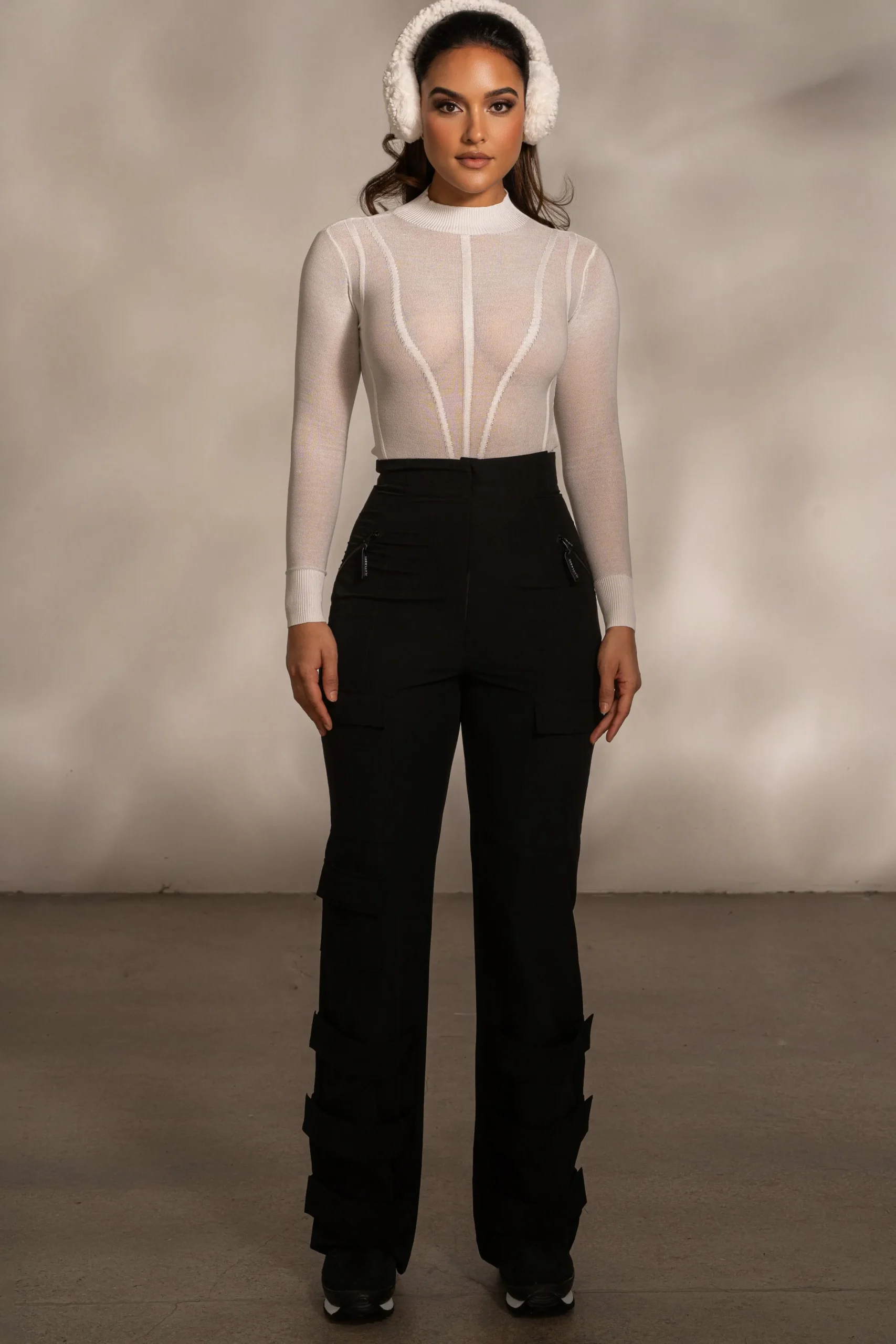 JLUXLABEL Buttercream Lori Sheer Knit Bodysuit