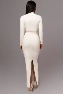 JLUXLABEL Buttercream Movement Mock Maxi Dress