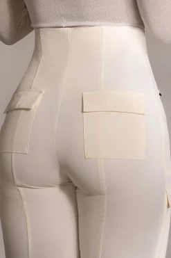 JLUXLABEL Buttercream Nyah Nylon Utility Pants