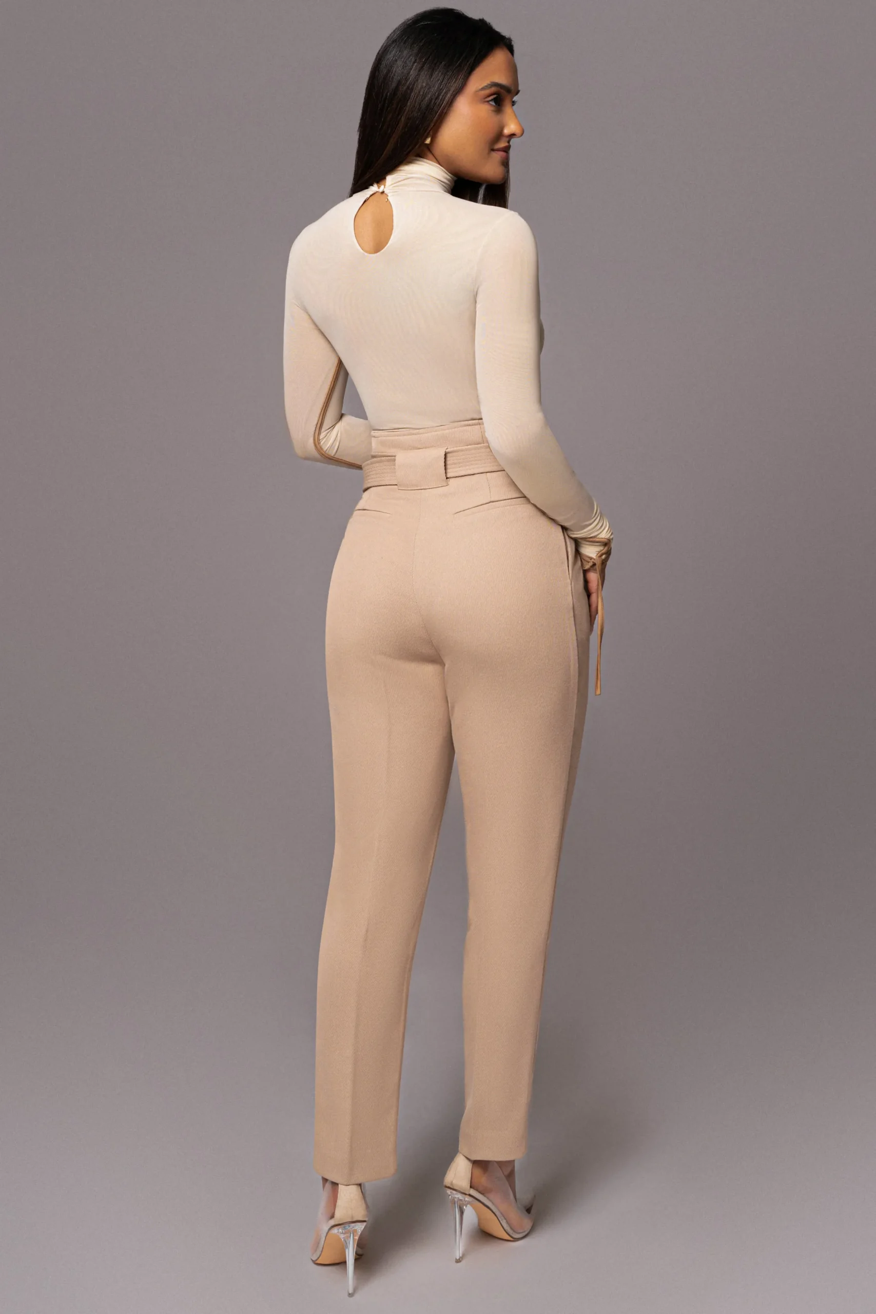 JLUXLABEL Buttercream Santiana Turtleneck Top