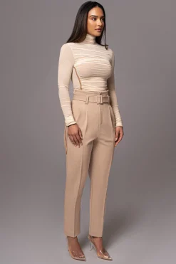 JLUXLABEL Buttercream Santiana Turtleneck Top