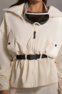 JLUXLABEL Buttercream Willow Belted Jacket