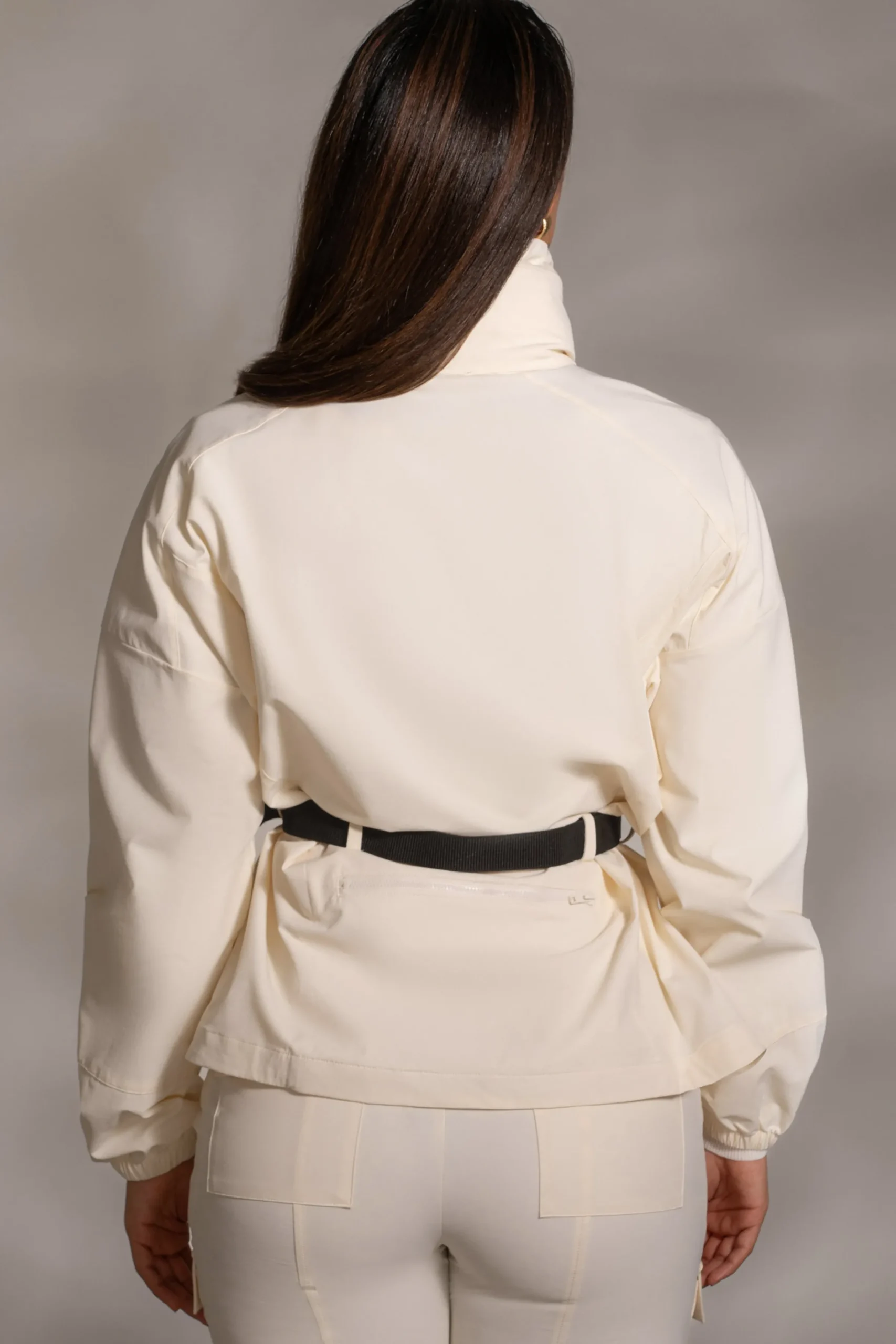 JLUXLABEL Buttercream Willow Belted Jacket