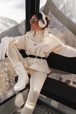 JLUXLABEL Buttercream Willow Belted Jacket