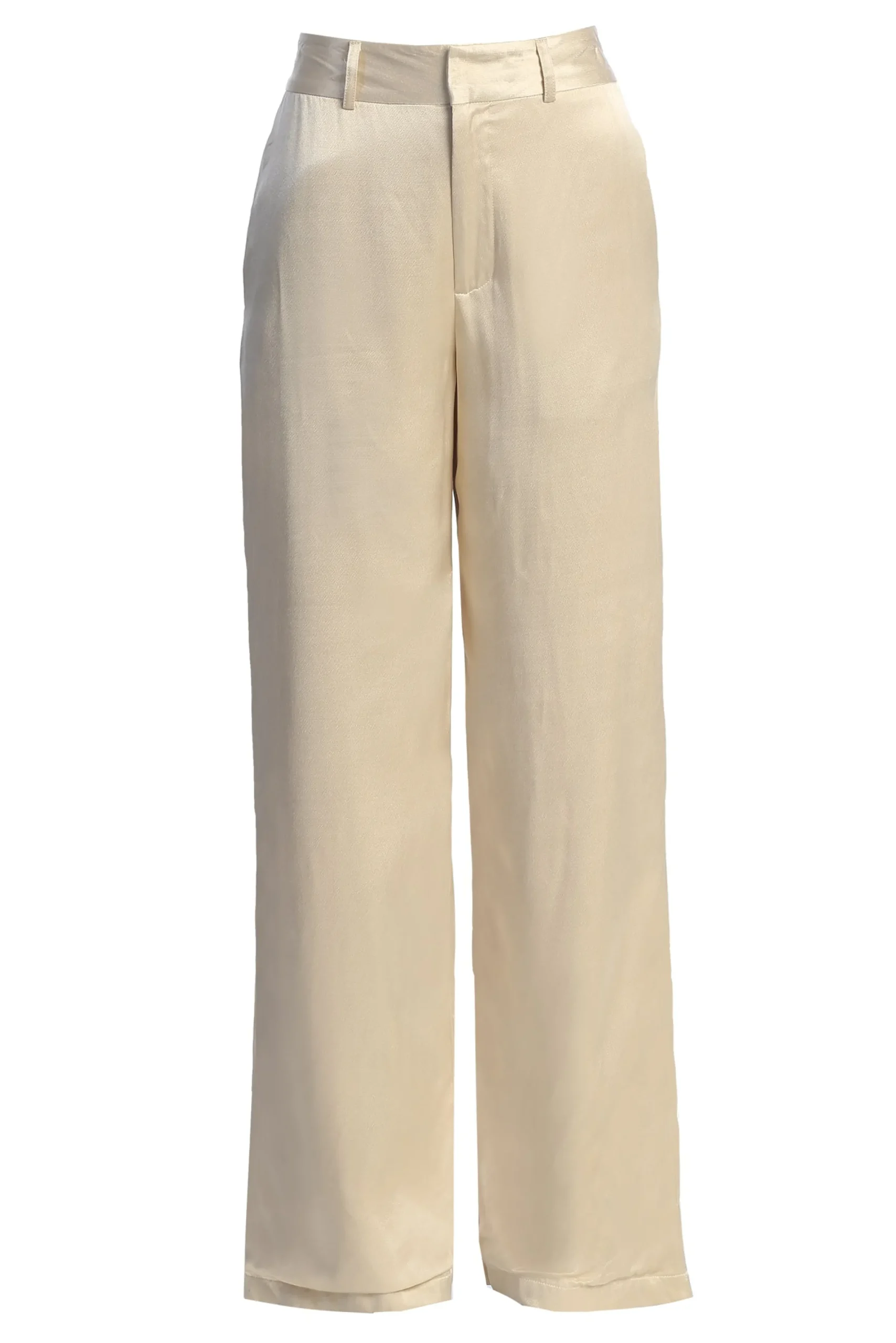 JLUXLABEL Champagne Ever After Satin Trousers