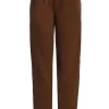 JLUXLABEL Chocolate Classic High Rise Trousers