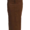 JLUXLABEL Chocolate Joy Suede Maxi Skirt