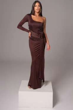 JLUXLABEL Chocolate Muoi Maxi Dress