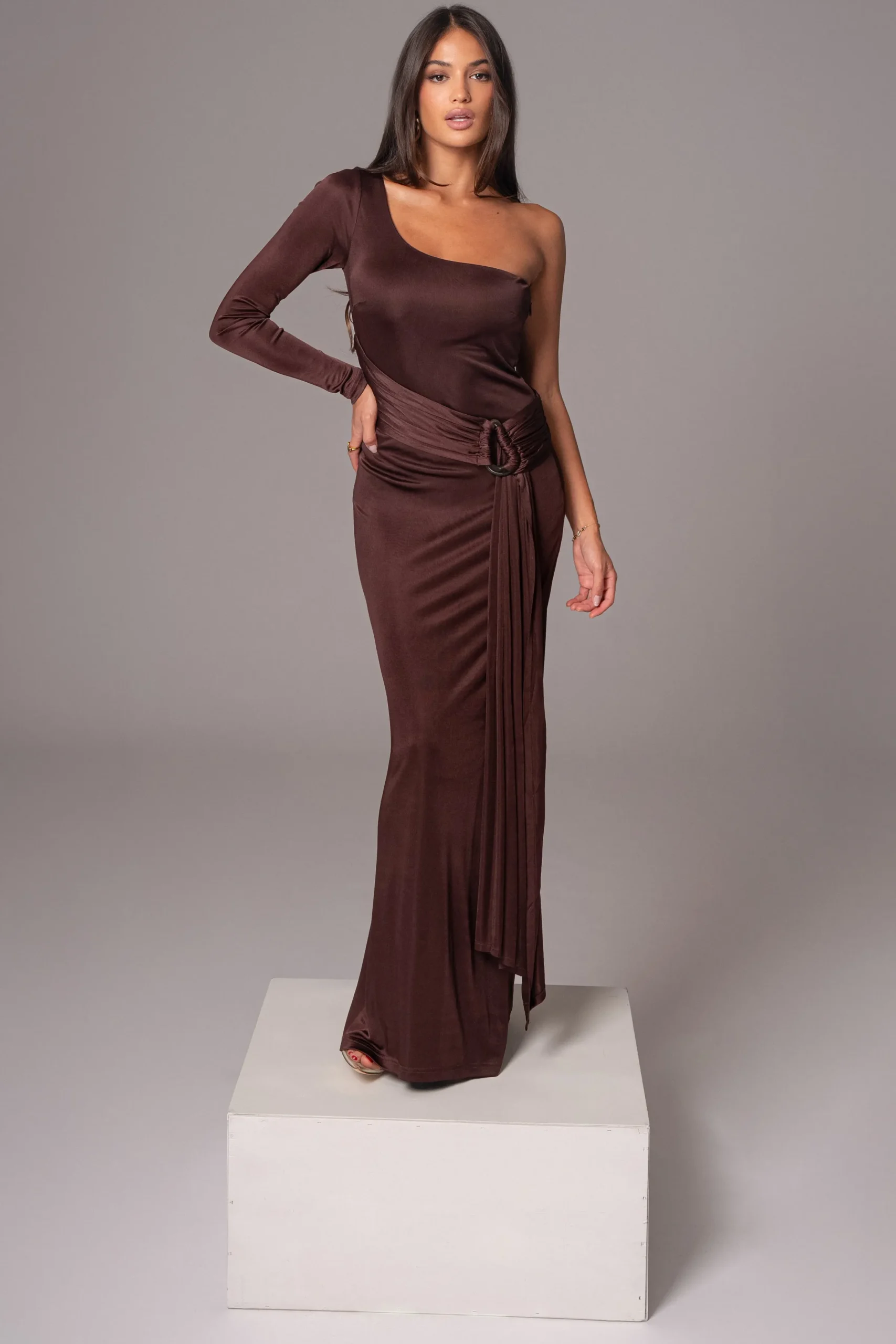 JLUXLABEL Chocolate Muoi Maxi Dress