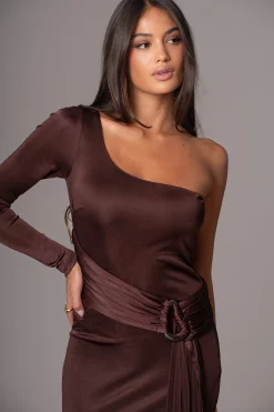 JLUXLABEL Chocolate Muoi Maxi Dress