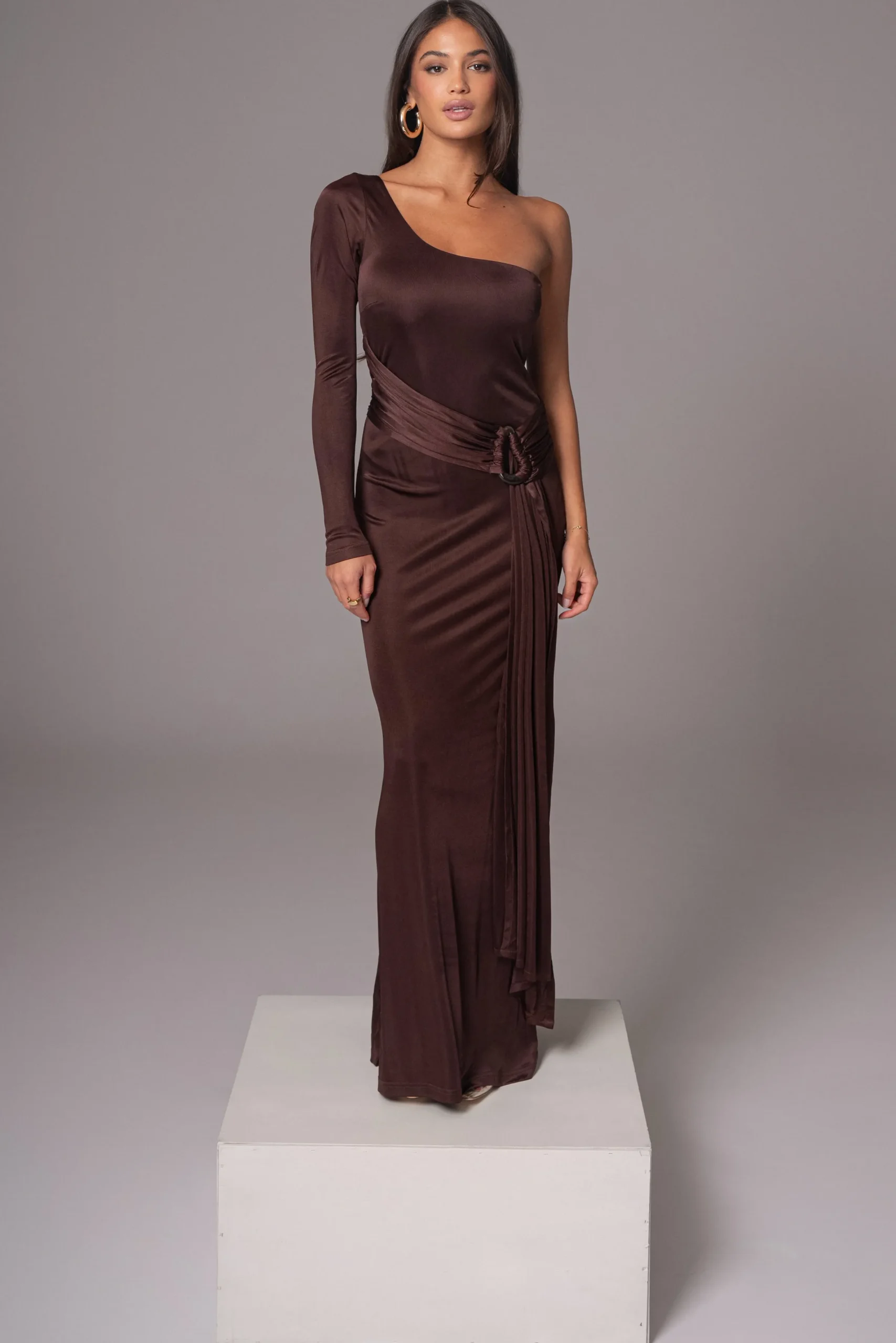JLUXLABEL Chocolate Muoi Maxi Dress