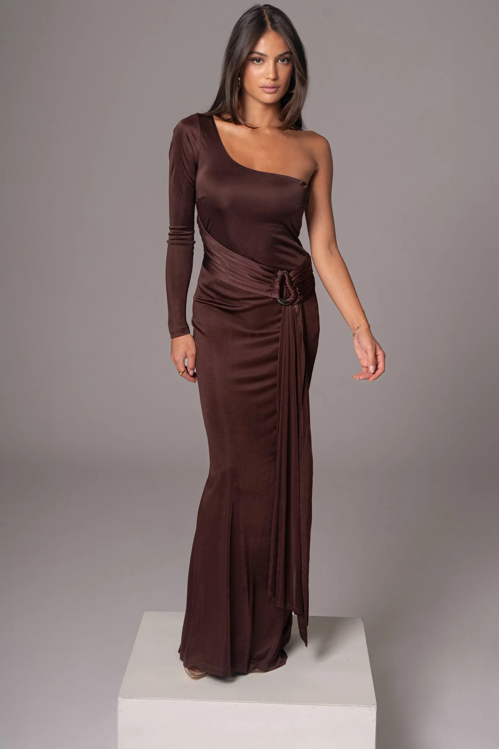 JLUXLABEL Chocolate Muoi Maxi Dress