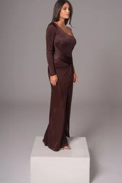 JLUXLABEL Chocolate Muoi Maxi Dress