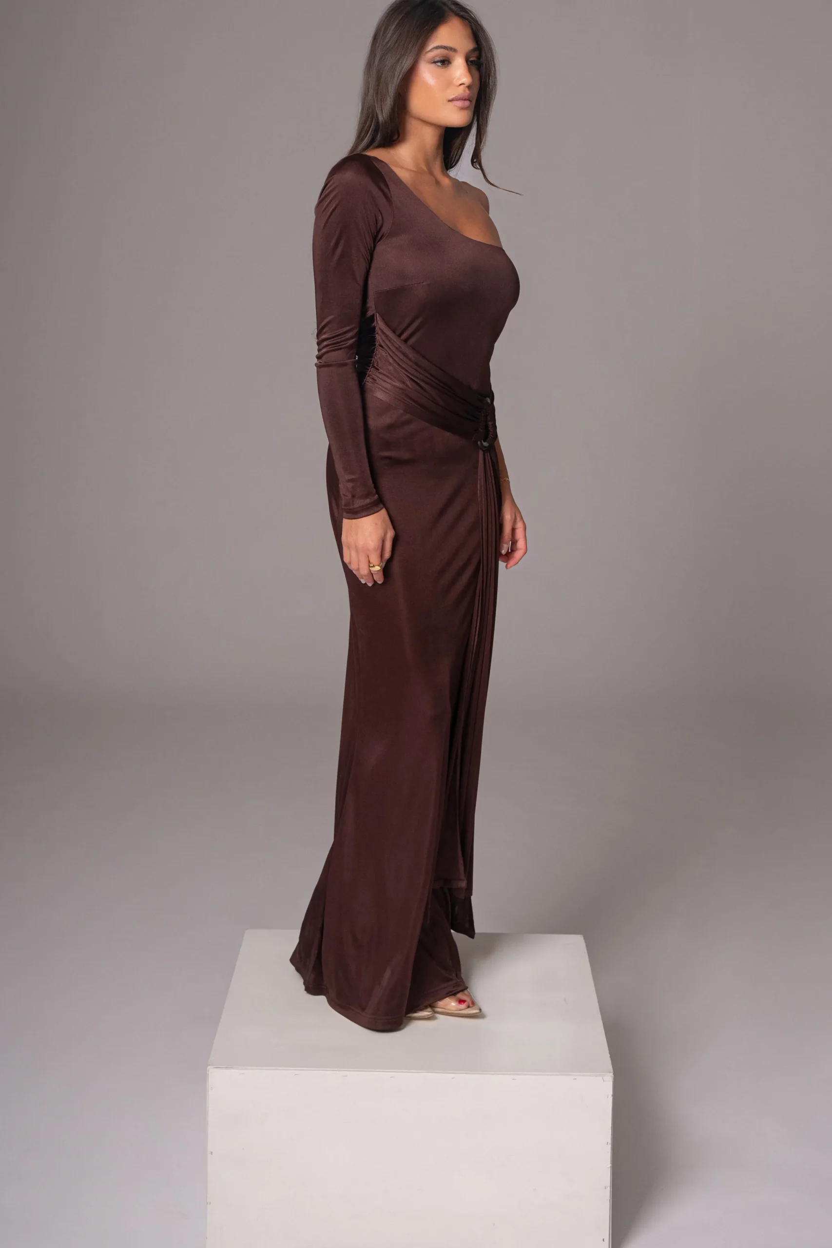 JLUXLABEL Chocolate Muoi Maxi Dress