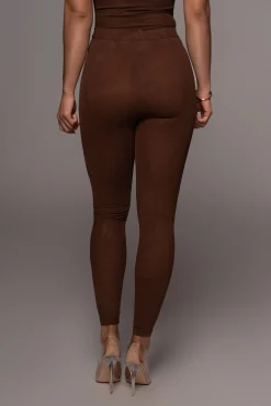 JLUXLABEL Chocolate Nina Mesh Pants