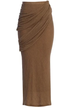 JLUXLABEL Chocolate Paradise Hills Maxi Skirt