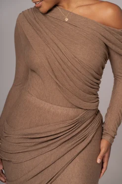 JLUXLABEL Chocolate Paradise Hills Maxi Skirt