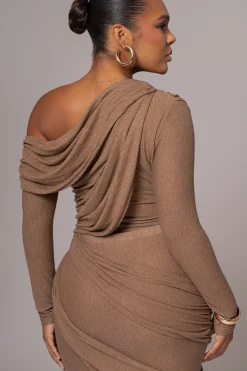 JLUXLABEL Chocolate Paradise Hills Maxi Skirt