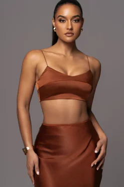 JLUXLABEL Copper Isella 2-Piece Skirt Set