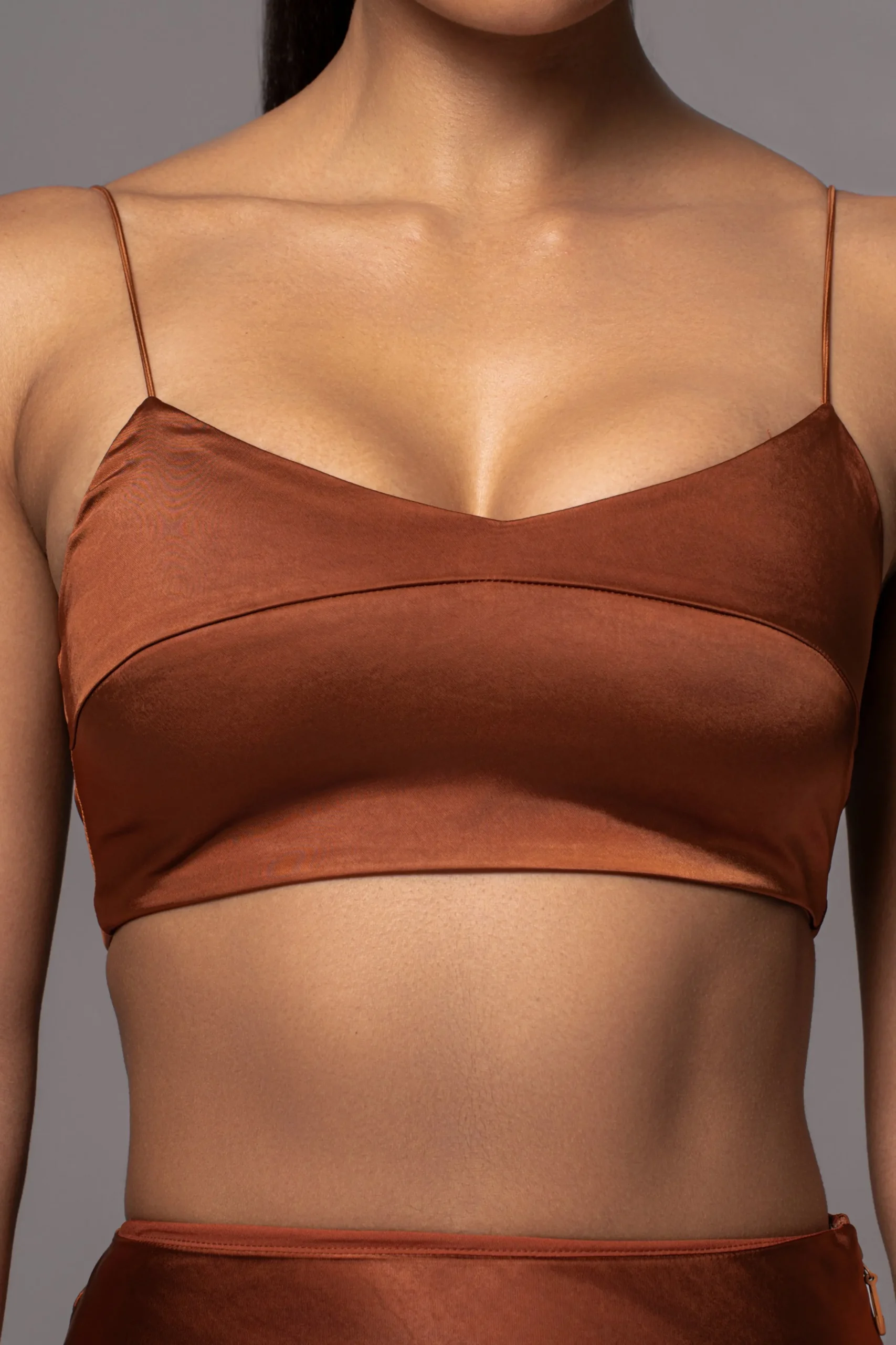 JLUXLABEL Copper Isella 2-Piece Skirt Set