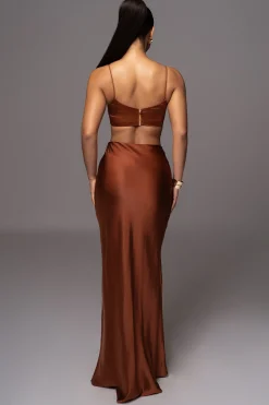 JLUXLABEL Copper Isella 2-Piece Skirt Set