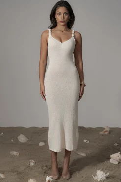 JLUXLABEL Cream Margo Maxi Dress