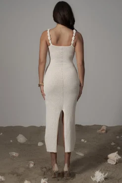 JLUXLABEL Cream Margo Maxi Dress