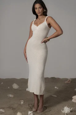 JLUXLABEL Cream Margo Maxi Dress