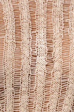 JLUXLABEL Cream Natalya Rib Knit Top
