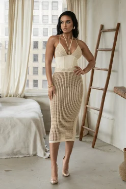 JLUXLABEL Cream Summer Bliss Crochet Set