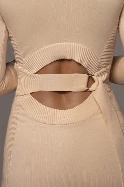 JLUXLABEL Cream Under Your Spell Dress