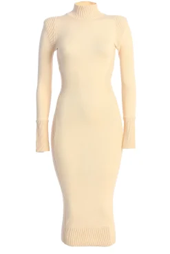 JLUXLABEL Cream Under Your Spell Dress