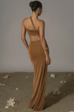 JLUXLABEL Ema One Shoulder Maxi Dress